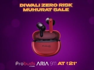 Lava Probuds Aria 911 Mega Flash Sale: How to Get Lava's TWS Earbuds for Rs 21 on October 21