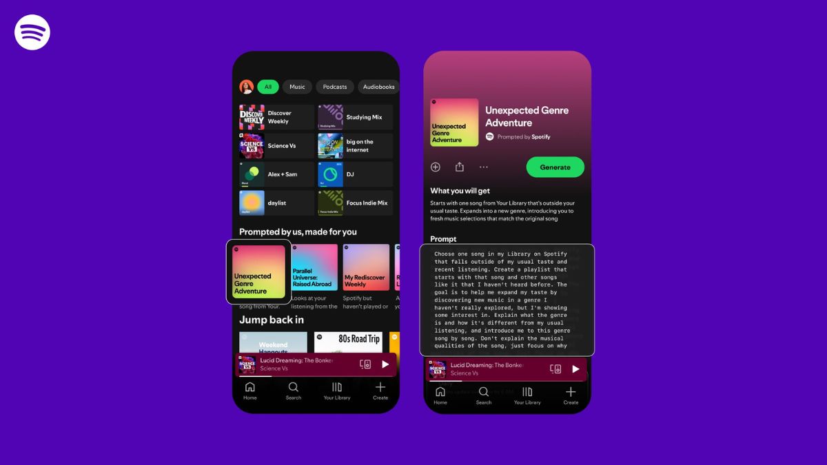 Spotify’s New Prompted Playlist Feature Provides More Control Over Your Listening Algorithm