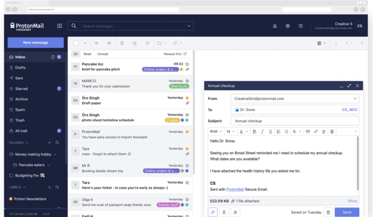 ProtonMail Gets a &lsquo;Modern&rsquo; Look, Multiple Themes to Bring Convenient Experience Alongside Retaining Privacy
