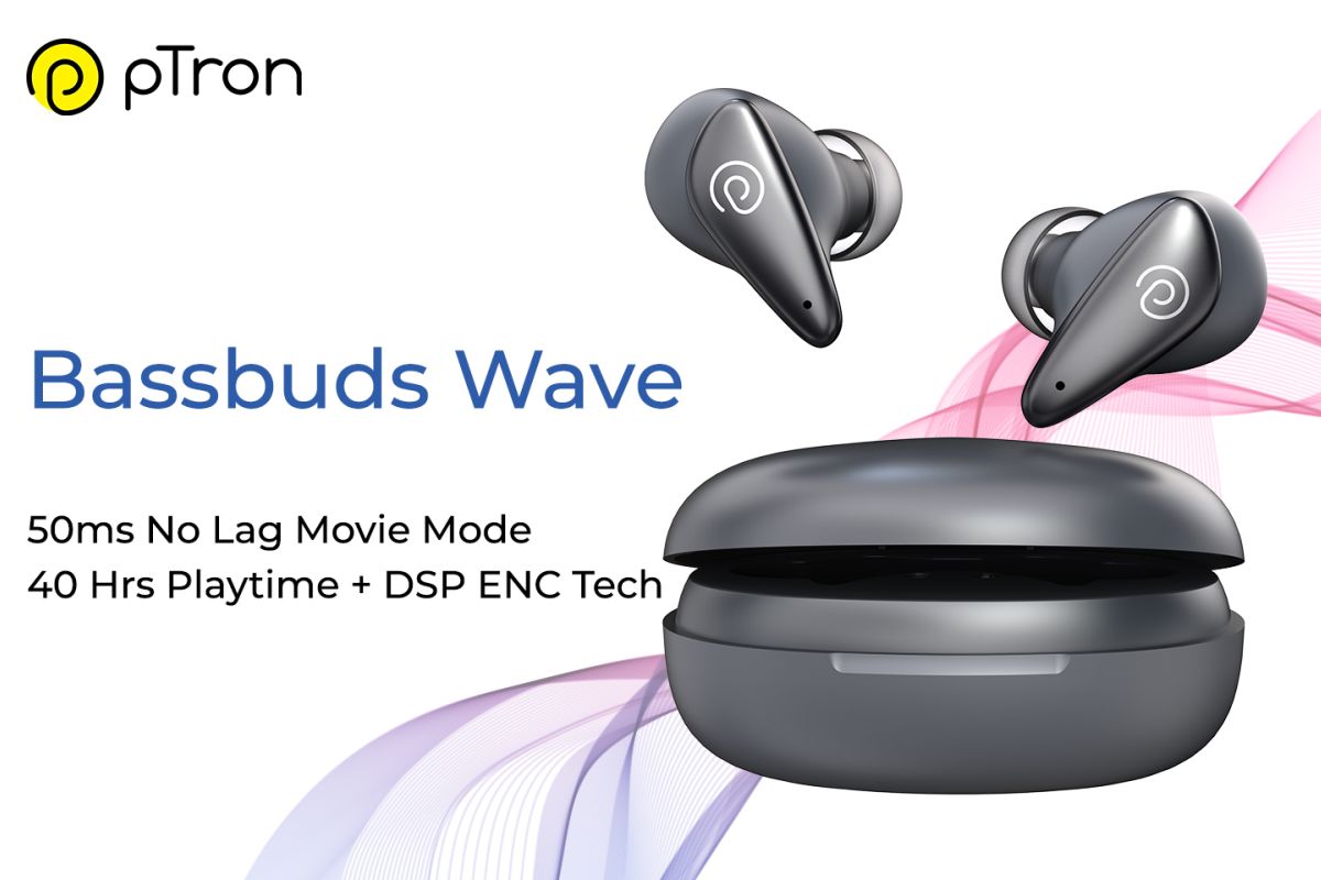 Ptron Bassbuds Wave With 40 Hours of Playtime, USB Type-C Fast Charging Launched In India: Details