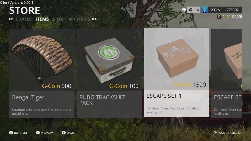 PUBG Xbox One 'G-Coin' Currency Announced, Requires Real Money