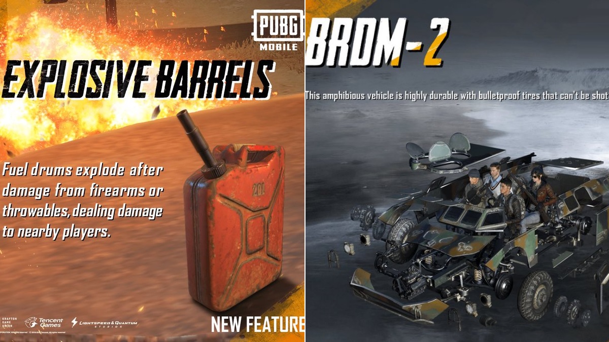 PUBG Mobile 0.15.0 Update to Bring BRDM-2 Vehicle, Ledge Grab Mechanism, and Exploding Gas Cans