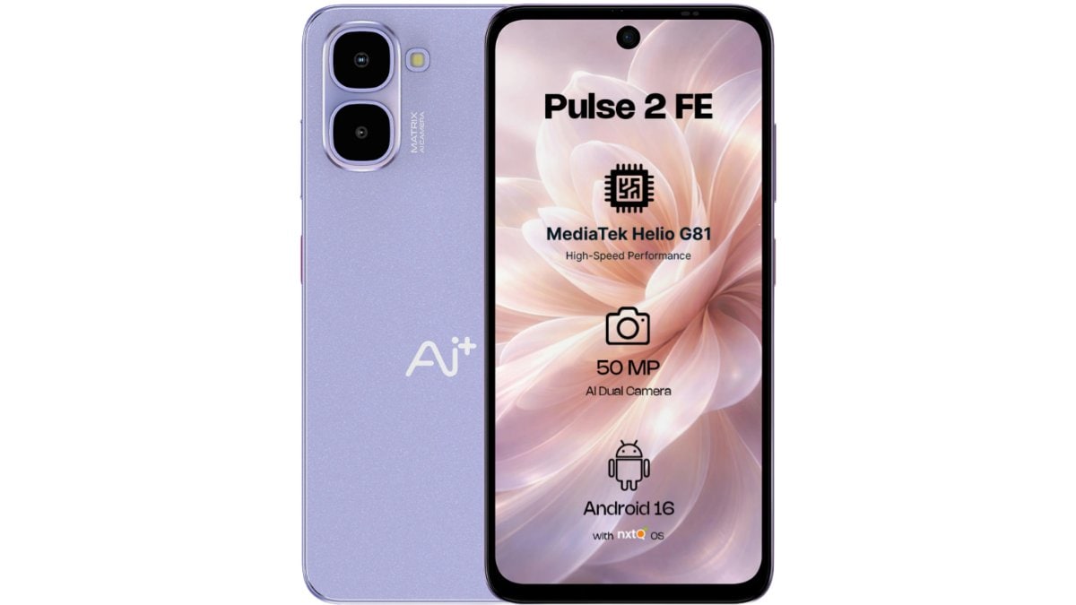 Ai+ Pulse 2 FE Launched in India Alongside Ai+ NovaTab, Nova LapTab 5G Tablets: Price, Specifications