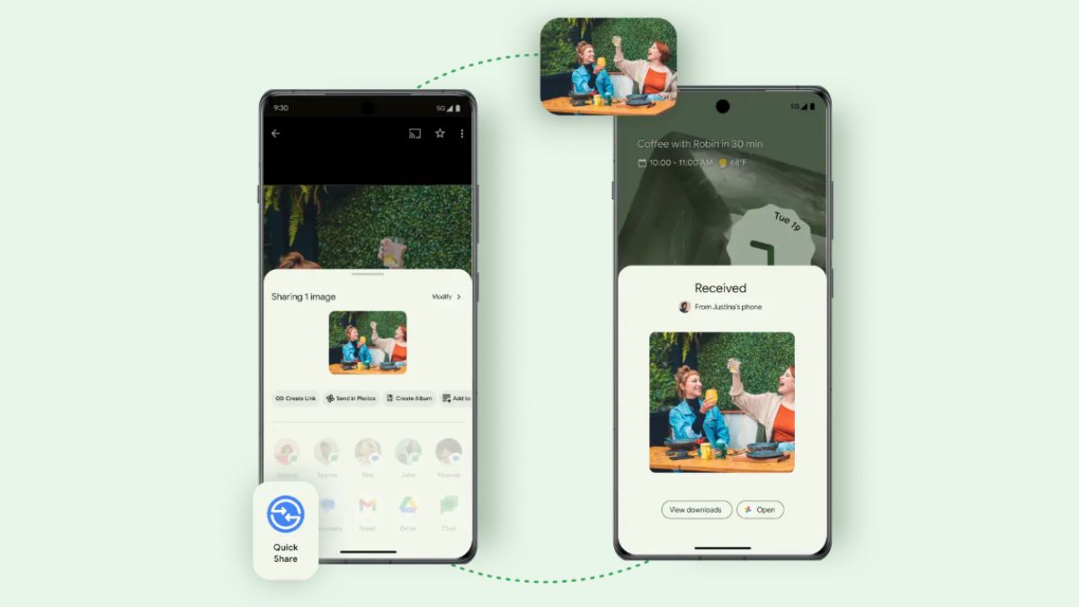 Google's Quick Share Feature Updated With Ability to Continue Transfers Without Direct Connection