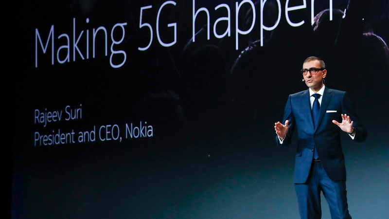 Nokia CEO Sees Big 5G Rollouts Nearly a Year Ahead of Schedule