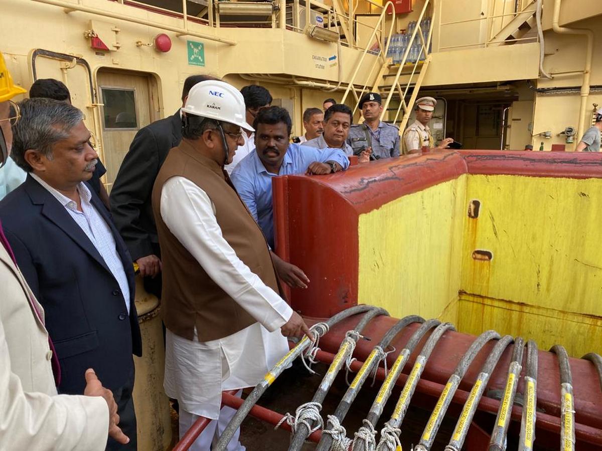Chennai-Andaman Submarine Optic Fibre Cable Laying Begins