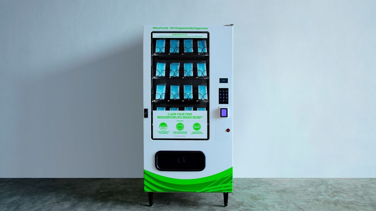 Gaming Firm Razer to Roll Out Mask Vending Machines in Singapore