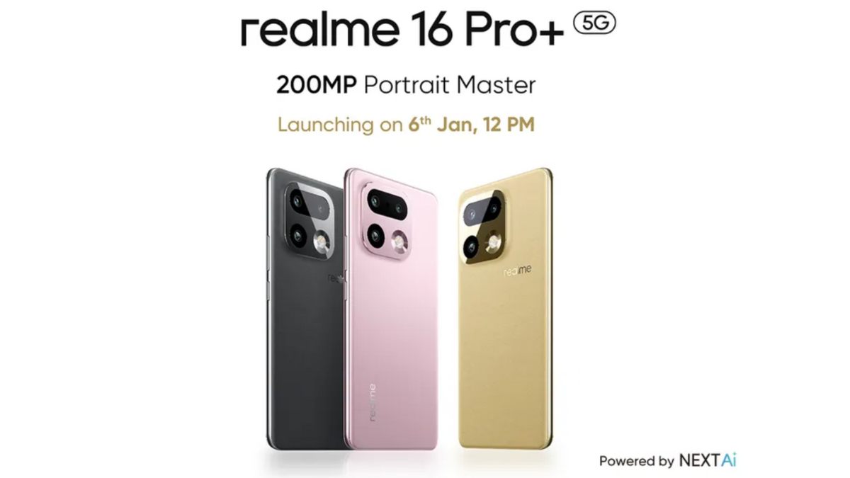 Realme 16 Pro+ 5G Chipset, Display and Other Features Confirmed Ahead of January 6 India Launch