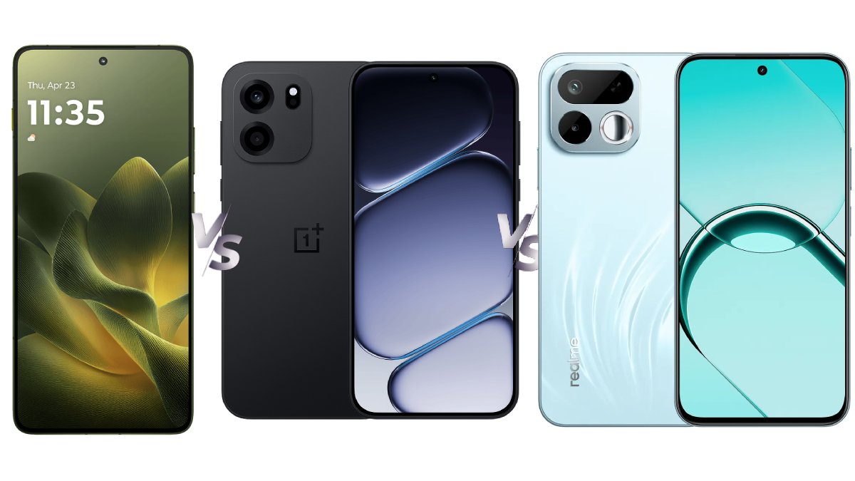 Realme 16T 5G vs OnePlus Nord CE 6 5G vs Motorola Edge 70: Price in India, Specifications Compared