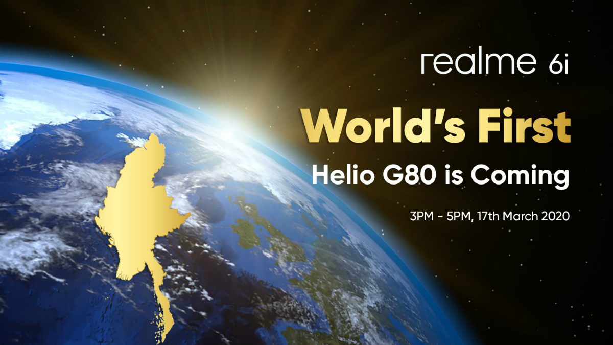 Realme 6i With MediaTek Helio G80 SoC, 18W Quick Charge Support Set to Launch on March 17