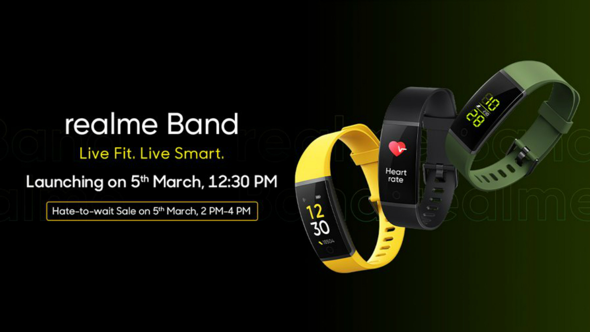 Realme Band Set to Go on Sale in India Just After Its Official Launch on March 5, India CEO Madhav Sheth Reveals