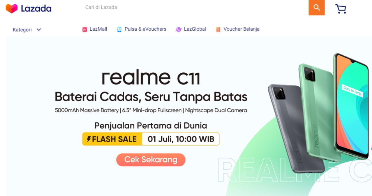 Realme C11 Teased on Retail Site Ahead of Launch, Renders and Specifications Revealed