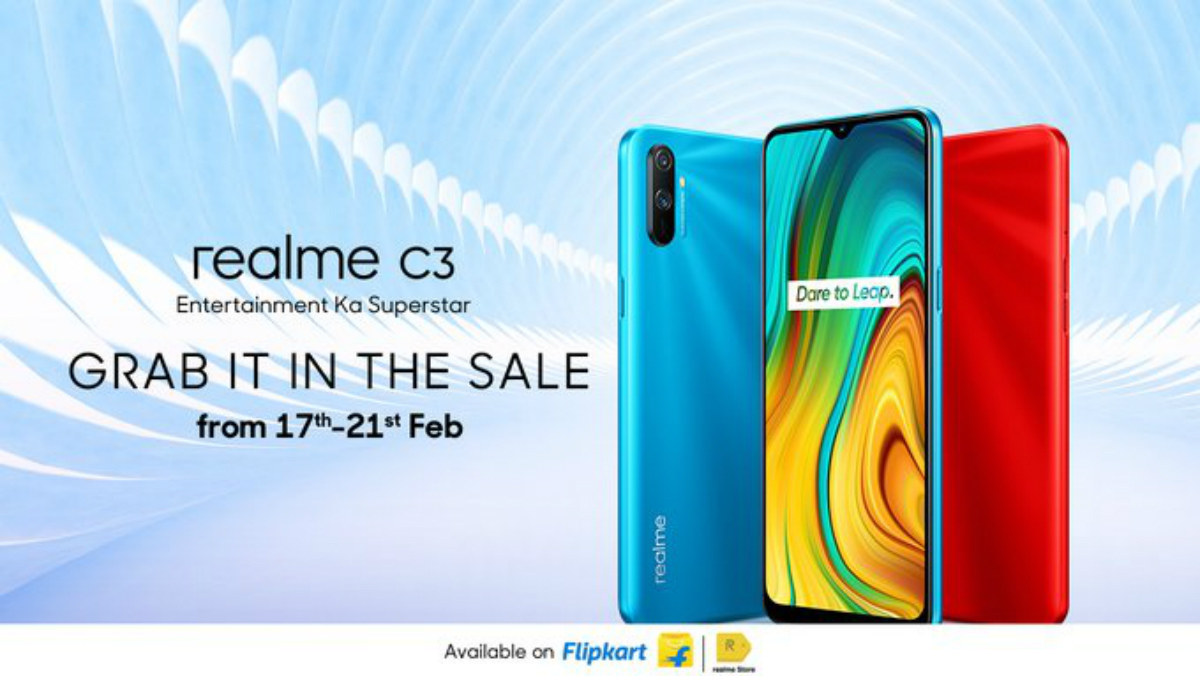 Realme C3 on Open Sale Till February 21 on Flipkart, Realme.com