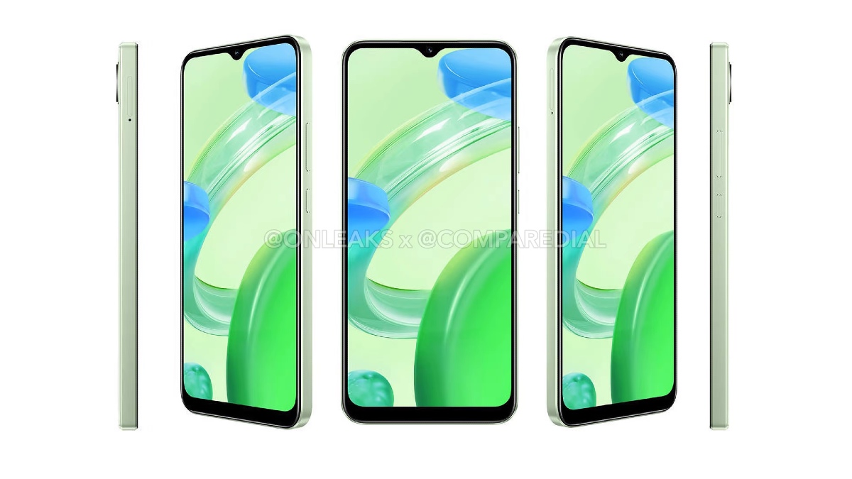 Realme C30 Supposed Design Renders Leaked; May Feature Micro-USB Port, Waterdrop-Style Notch