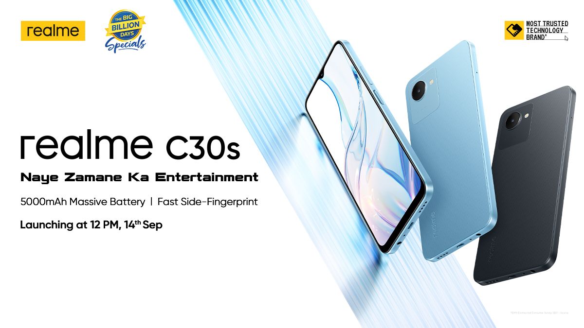 Realme C30s Price in India Tipped Ahead of September 14 Launch