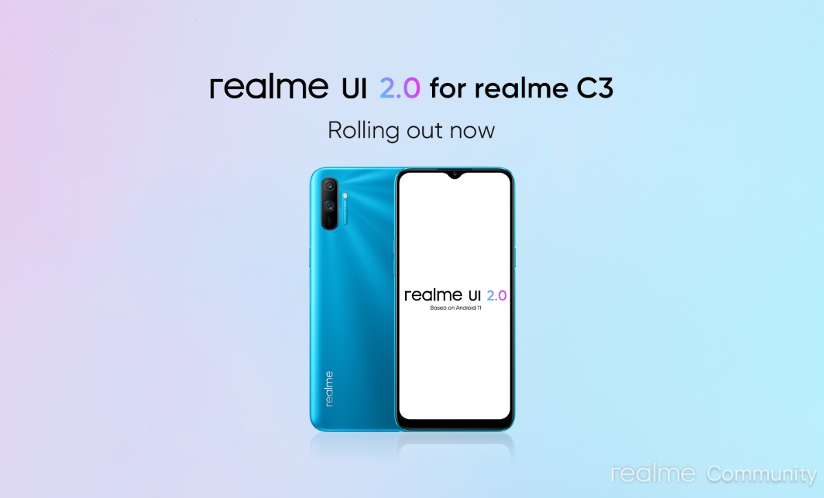 Realme C3 Getting Android 11-Based Realme UI 2.0 Update in India