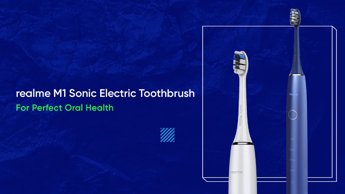 Realme M1 Sonic Electric Toothbrush With 90-Day Battery Life to Launch on September 3
