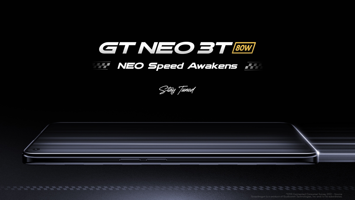 Realme GT Neo 3T India Landing Page Goes Live, 80W Fast Charging Confirmed