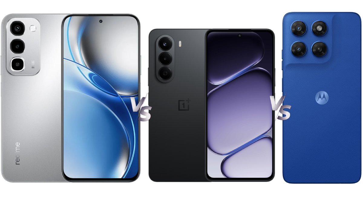 Realme P4R 5G vs OnePlus Nord CE 6 Lite 5G vs Moto G37 Power 5G: Price in India, Specifications Compared