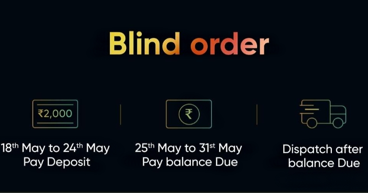 Realme TV Blind Orders Go Live With Rs. 2,000 Deposit Ahead of May 25 Launch