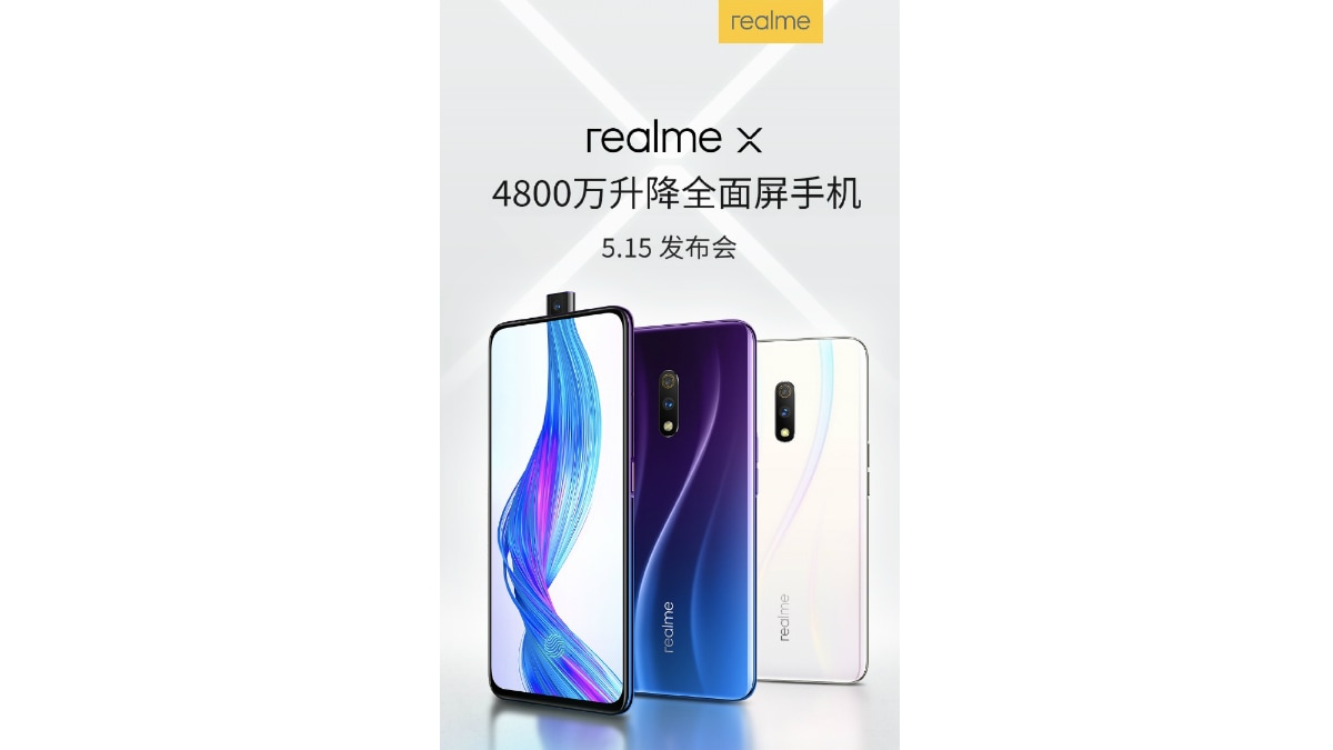 realme x pop up selfie camera teaser weibo Realme X