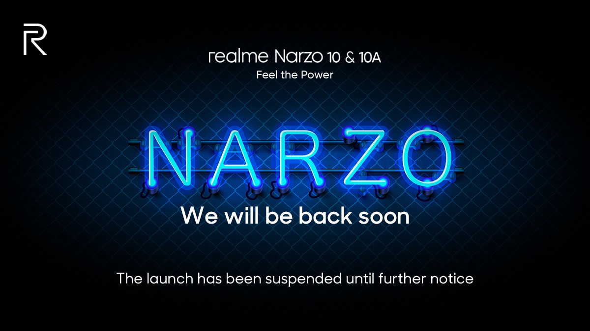 Realme Narzo 10, Narzo 10A Launch Postponed Indefinitely in India