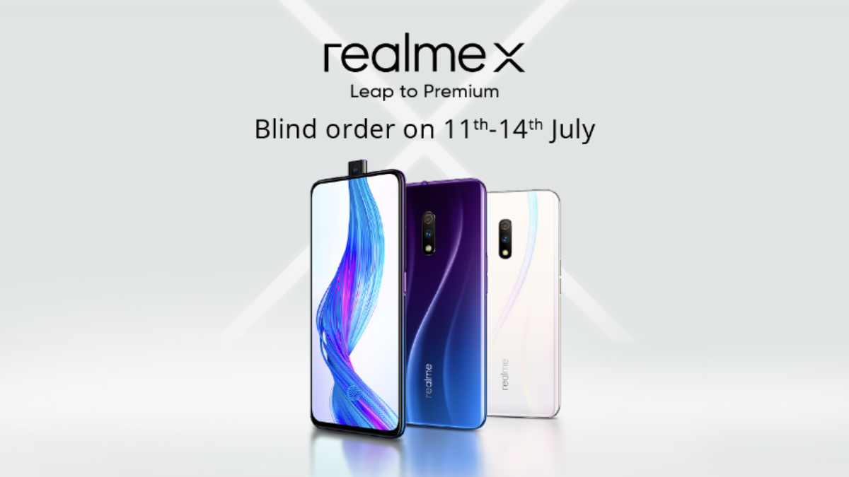 Realme X Up for 'Blind Order' in India Till July 14, Rs. 500 Discount Offered: All Details