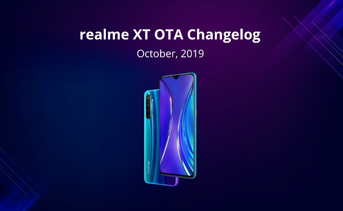 Realme XT Starts Receiving October OTA Update With Dark Mode, Wide-Angle Video Recording, and More