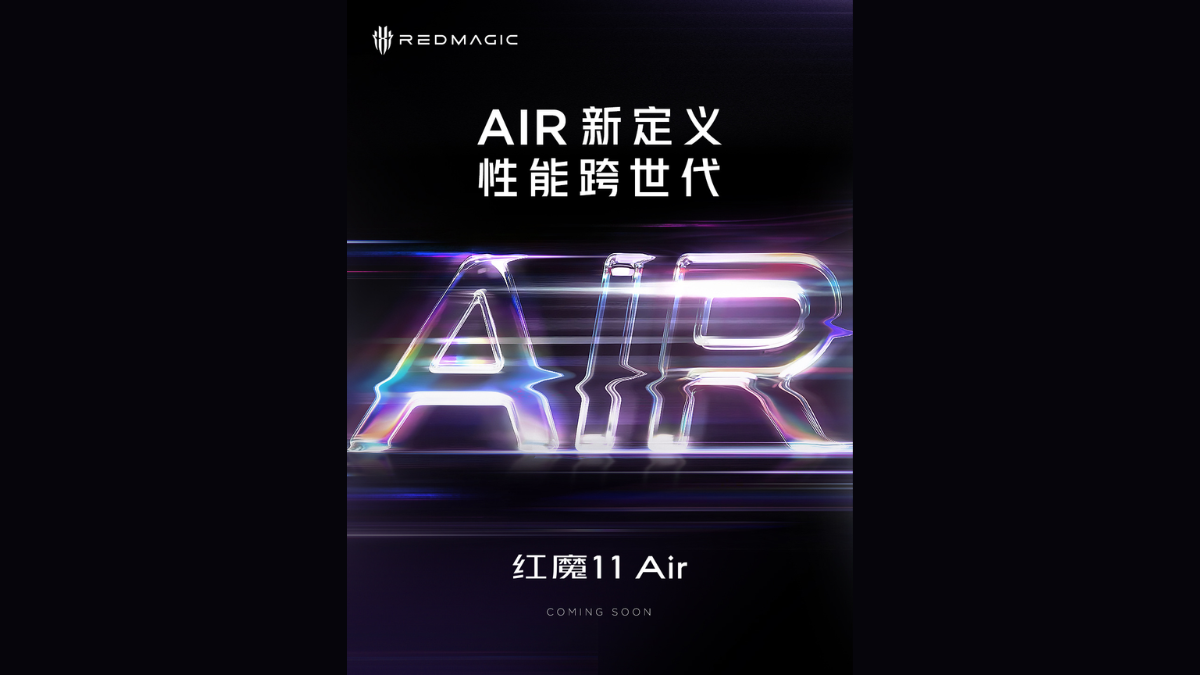 Red Magic 11 Air Key Specifications Leaked Ahead of Launch; Could Arrive With 7,000mAh Battery