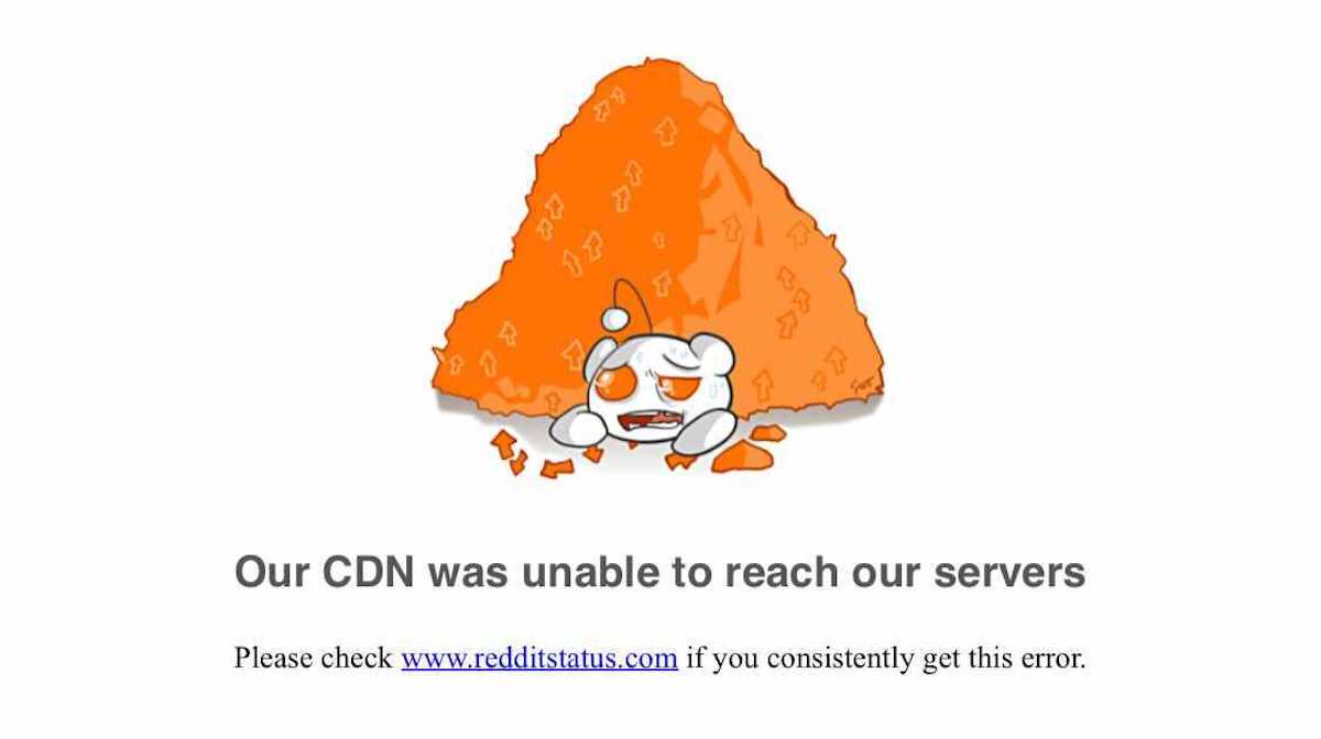 Reddit Was Down For an Hour Today Before a Fix Was Done