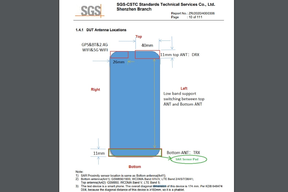 redmi 9 m2004j19g dimensions screenshot fcc Redmi 9  Redmi