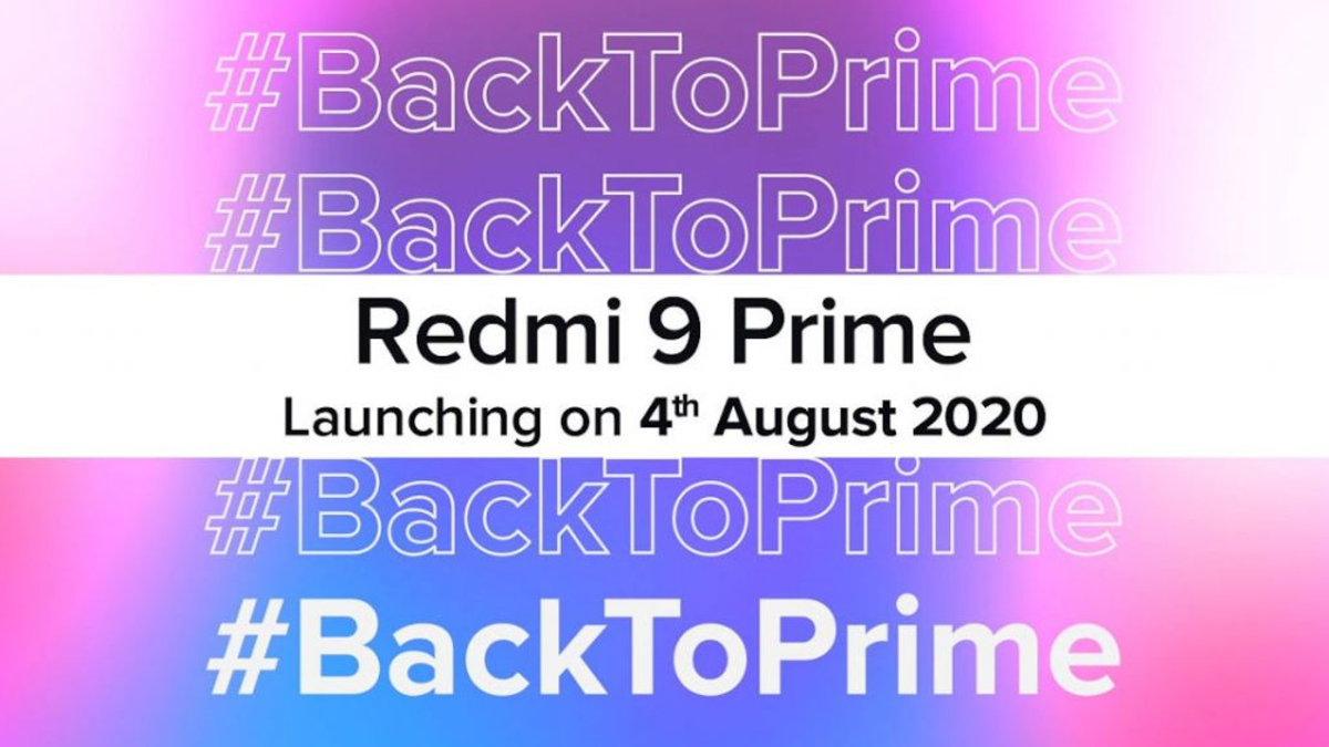Redmi 9 Prime India Launch Set for August 4, Xiaomi Teases Splash-Proof Build
