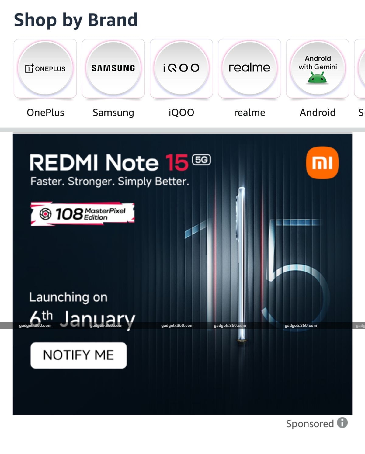 redmi note 15 launch date amazon Redmi Note 15
