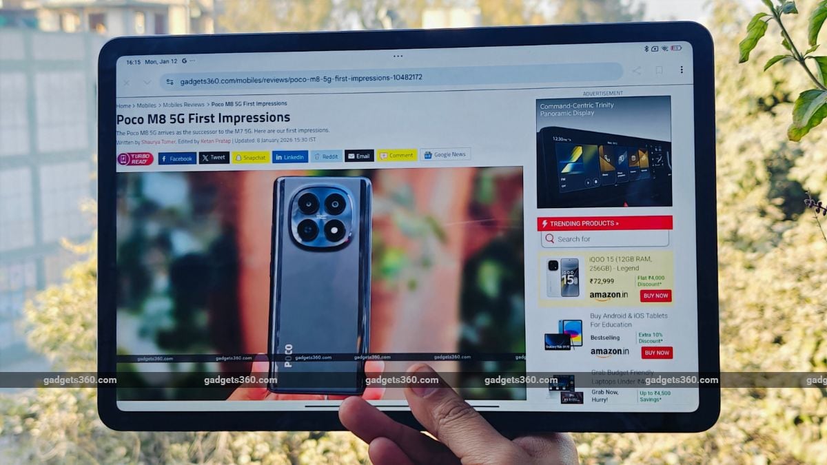 redmi pad 2 pro review ndtv battery Redmi Pad 2 Pro