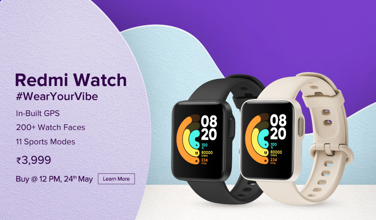 Redmi Watch Goes on Sale in India for First Time Today: Price, Specifications