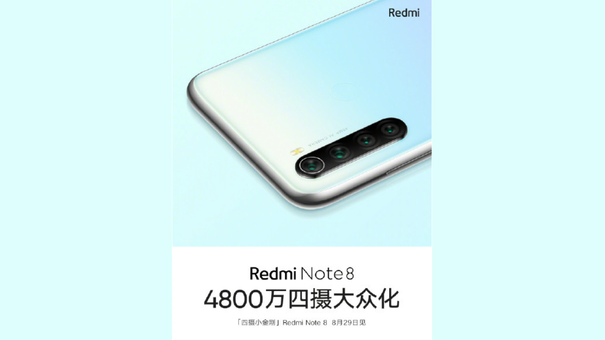 Redmi Note 8 Teasers Confirm Snapdragon 665 SoC, Quad Rear Cameras With 48-Megapixel Primary Shooter