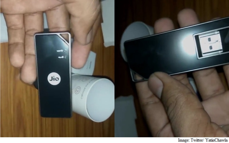 Reliance Jio Jio Dongle 2 Battery Free Portable Internet Hotspot Launched at Rs. 1,999