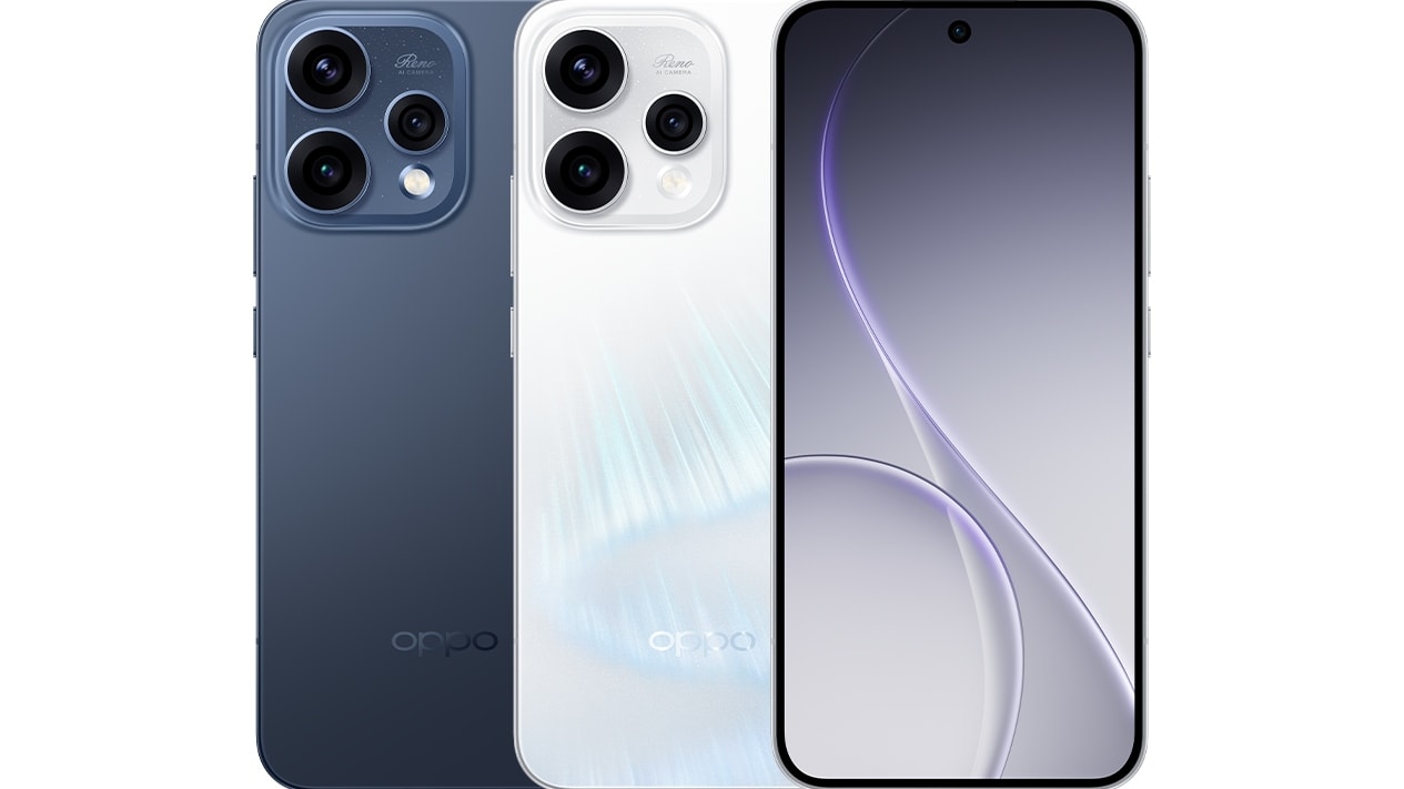 reno 15 oppo azure blue aurora white Oppo Reno 15