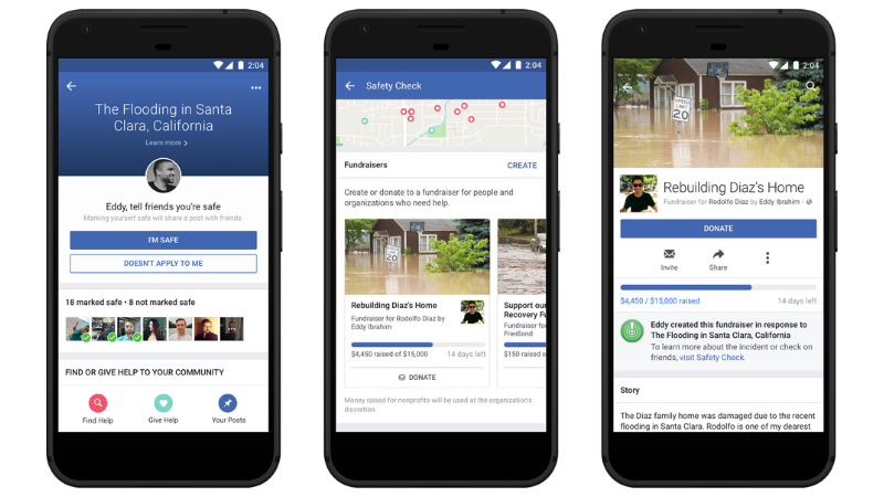 Facebook Will Add Fundraising Option to 'Safety Check'
