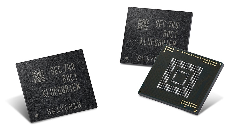 Samsung Starts Producing First 512GB eUFS Storage Chips for Mobile Devices