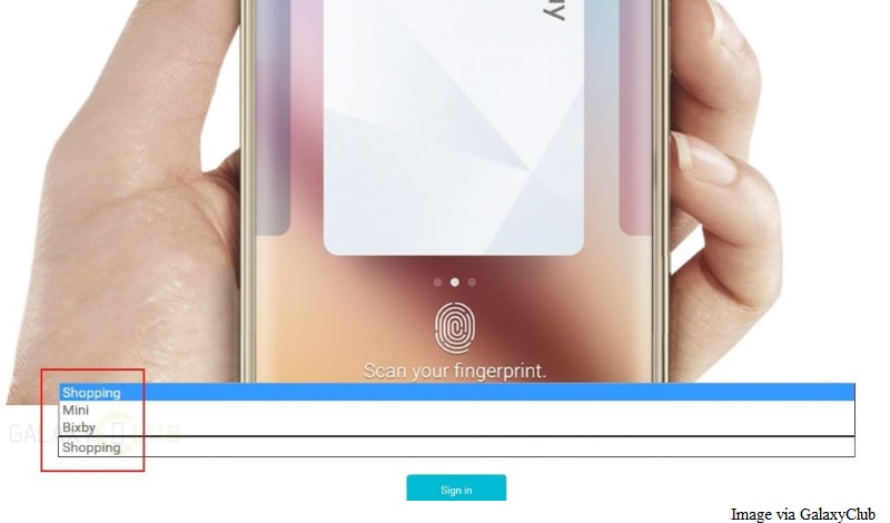 Samsung's Rumoured Virtual Assistant Bixby and Samsung Pay Mini Spotted on Official Site