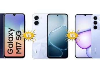 Samsung Galaxy M17e vs Oppo K14x 5G vs Realme C83 5G: Price in India, Specifications and Features Compared