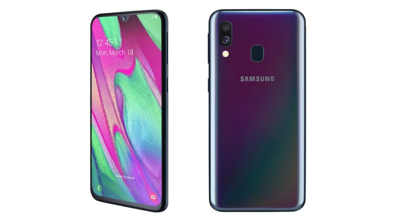 Samsung Galaxy A40 With 19:9 Infinity-U Display, Dual Rear Cameras Goes Up for Pre-Orders: Price, Specifications