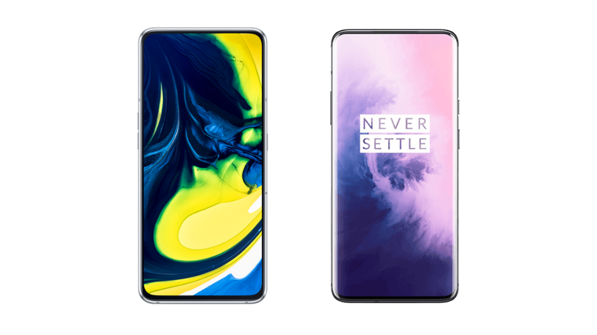 Samsung Galaxy A80 vs OnePlus 7 Pro: Price in India, Specifications Compared