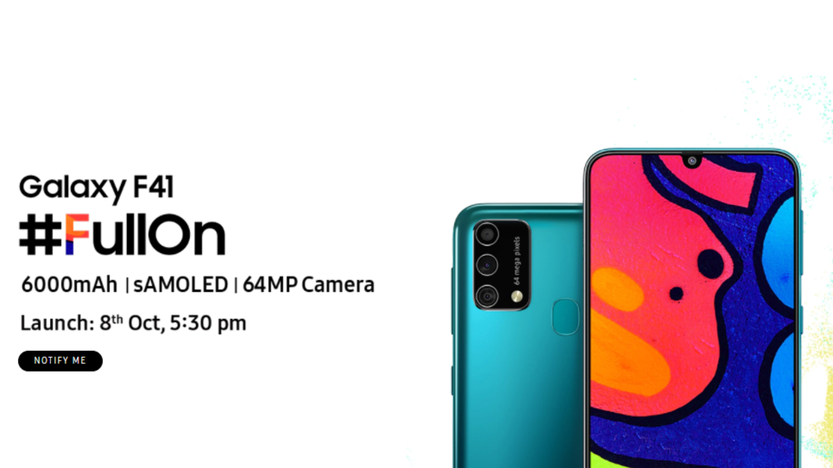 Samsung Galaxy F41 Launching in India Today: How to Watch Live Stream, Expected Price