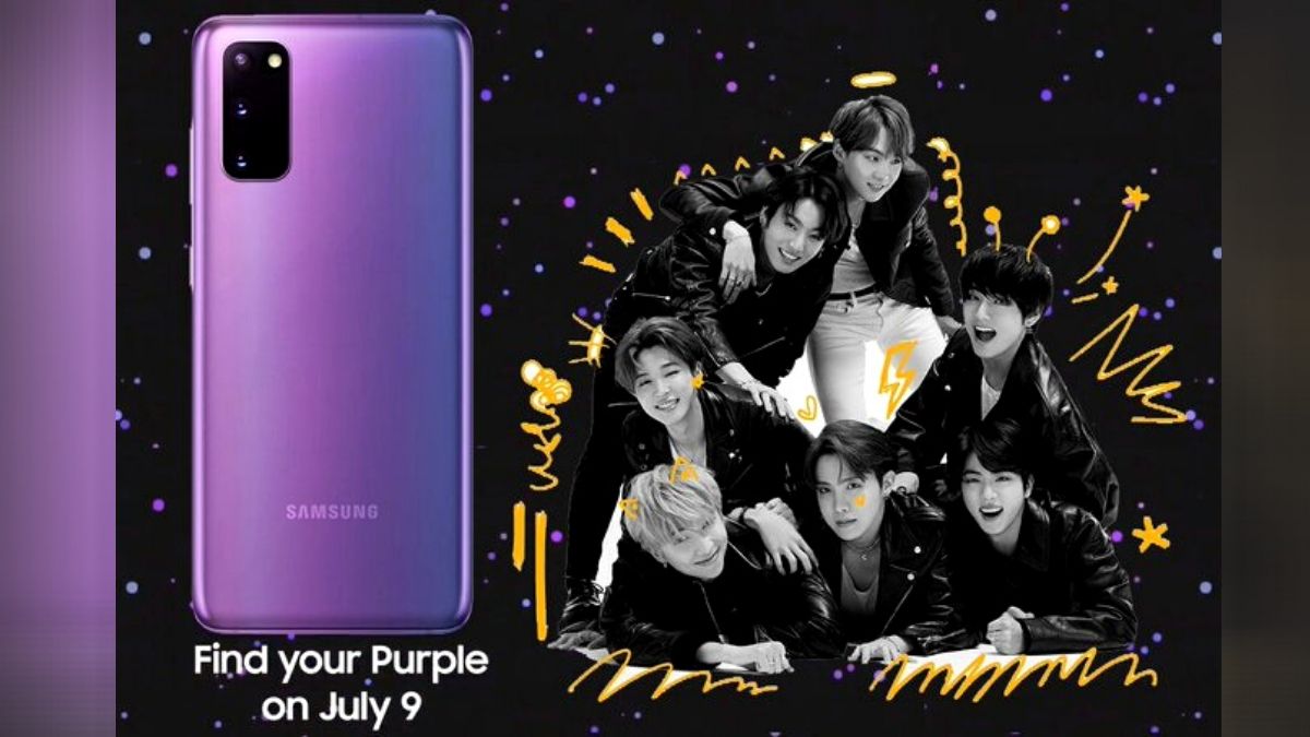 Samsung to Launch BTS Edition of Galaxy S20+, Galaxy Buds+ Next Month: Reports