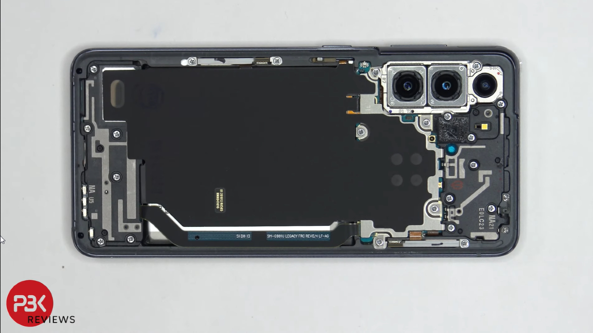 Samsung Galaxy S21 Teardown Suggests Easy Reparability, Difficult Battery Removal