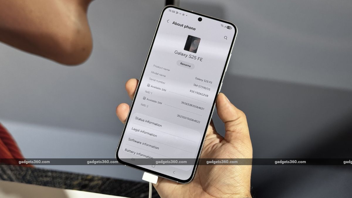 samsung galaxy s25 fe  about page ndtv Samsung Galaxy S25 FE