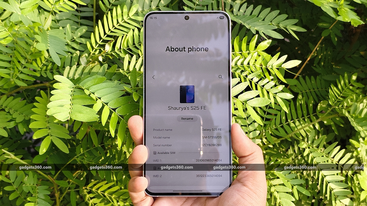 Samsung Galaxy S26 FE Camera Specifications Leaked Ahead of Expected Launch, May Reuse Its Predecessor's Main Rear Camera