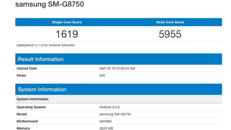 samsung galaxy s9 mini geekbench inline Samsung Galaxy S9 Mini Geekbench